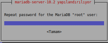 MariaDB Şifre-1